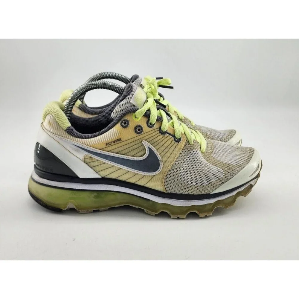 Nike Air Max Flywire 2010 Women's Running Shoes‎ Liquid Lime 386374-100 Size 8